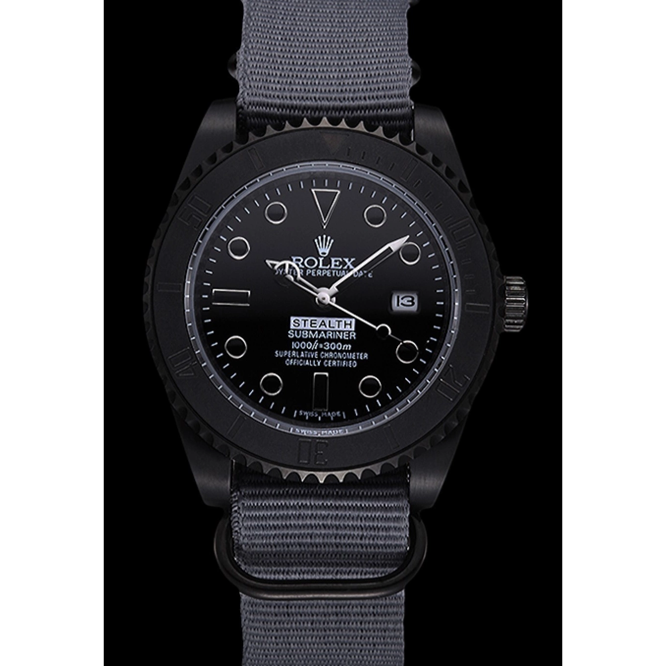Best AAA Replica Sites Rolex 621996 Black Stealth Submariner 0602